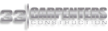 33 Carpenters Construction Roofing Iowa Logo