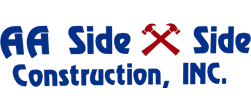 AA Side X Side Construction Logo