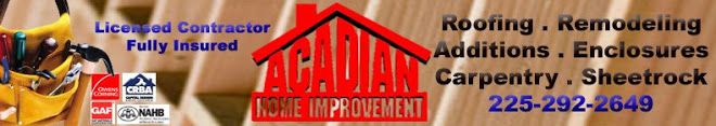 Acadian Roofing Repair Baton Rouge Logo