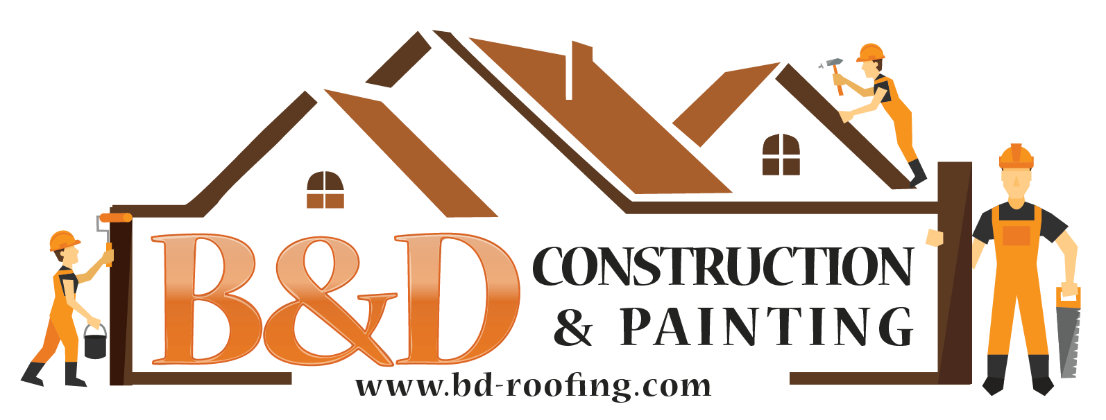 B&D Construction & Painting Logo