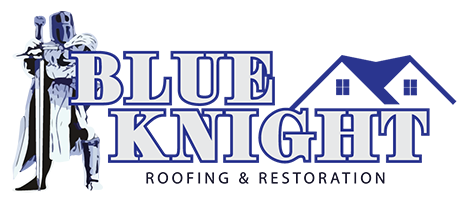 Blue Knight Roofing and Restoration Logo