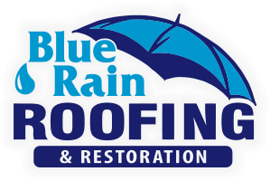 Blue Rain Roofing & Restoration Logo