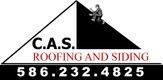 C.A.S. Roofing and Siding Logo