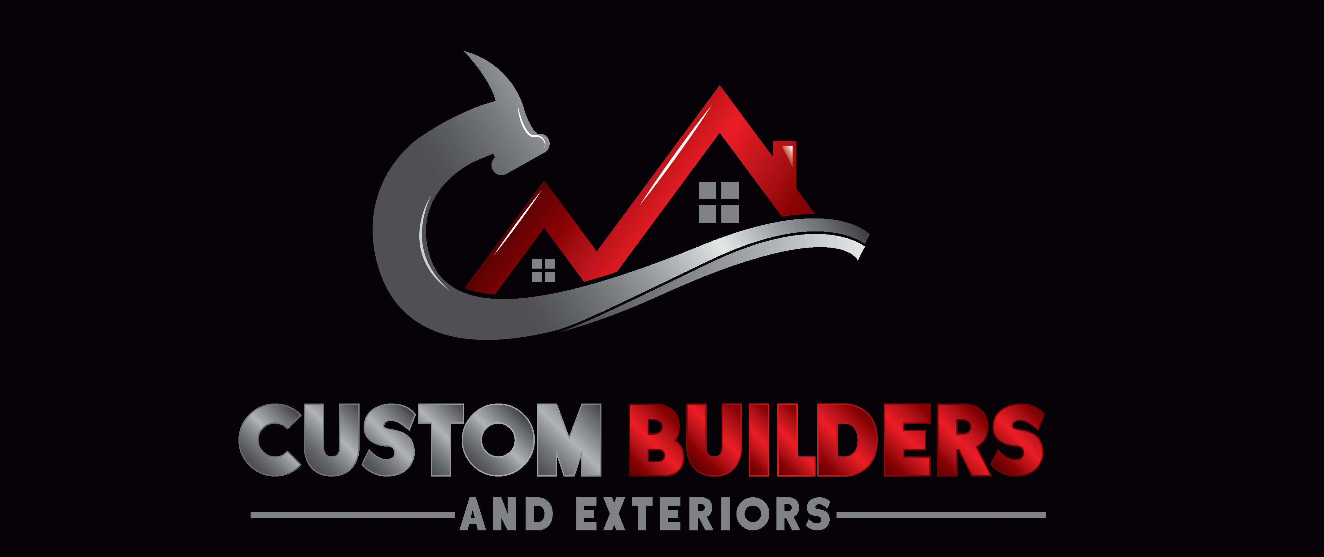 Custom Builders and Exteriors Logo