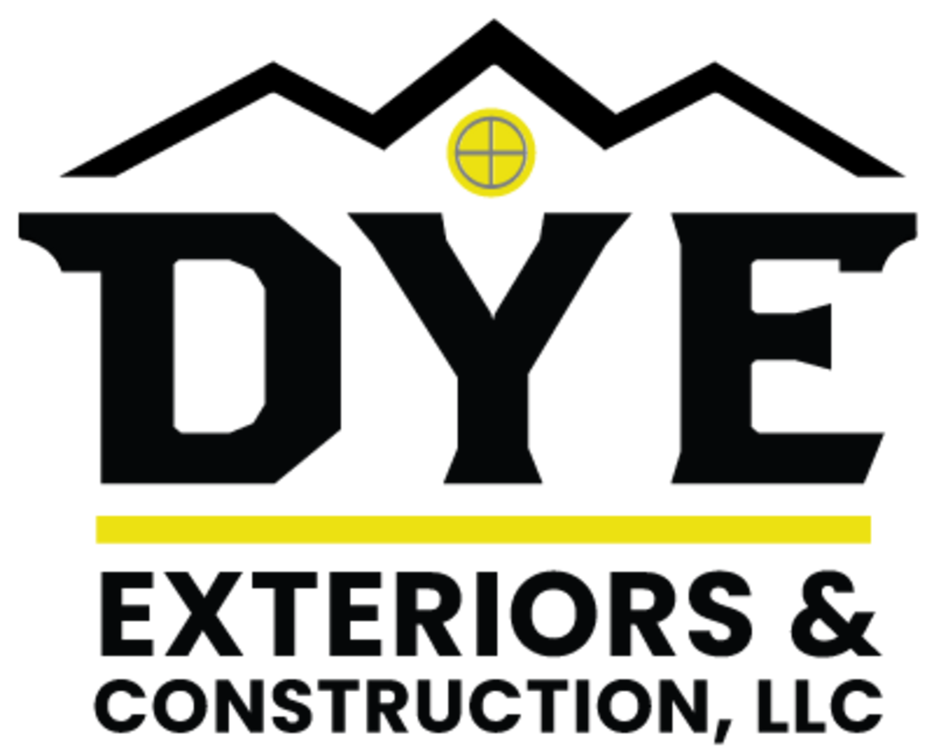 Dye Exteriors and Construction Logo