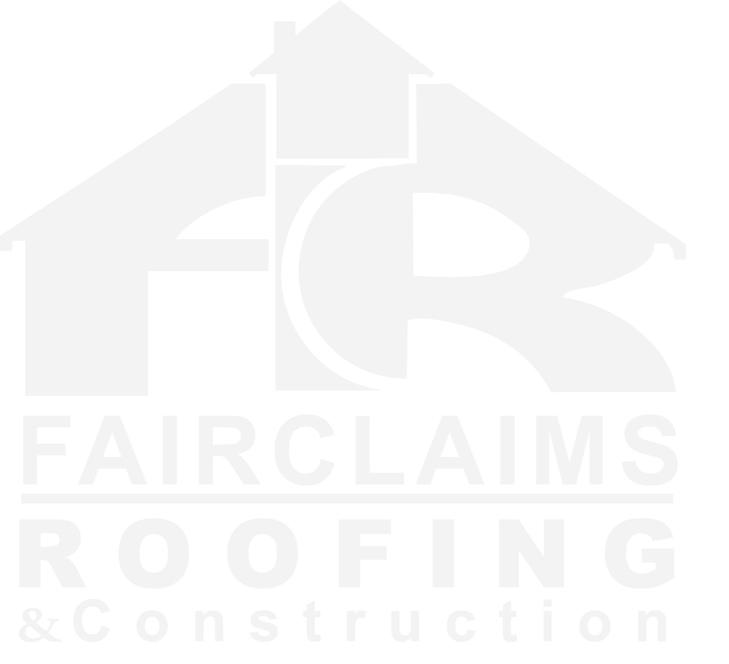 FairClaims Roofing & Construction Logo