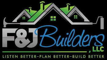 F & J Builders, LLC Roofing and Siding Logo