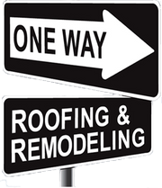 One Way Roofing & Remodeling Logo