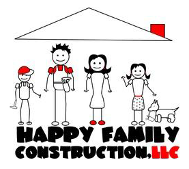 Happy Family Construction Logo