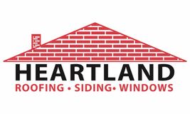 Heartland Roofing Siding Windows Logo