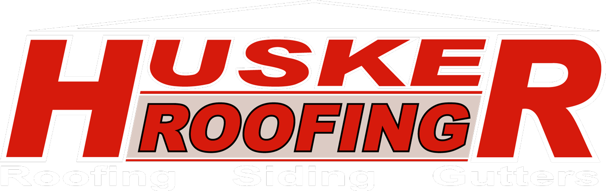 Husker Roofing Siding & Gutter Logo