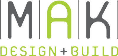 MAK Design + Build Logo