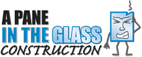 A Pane in the Glass Construction, LLC Logo