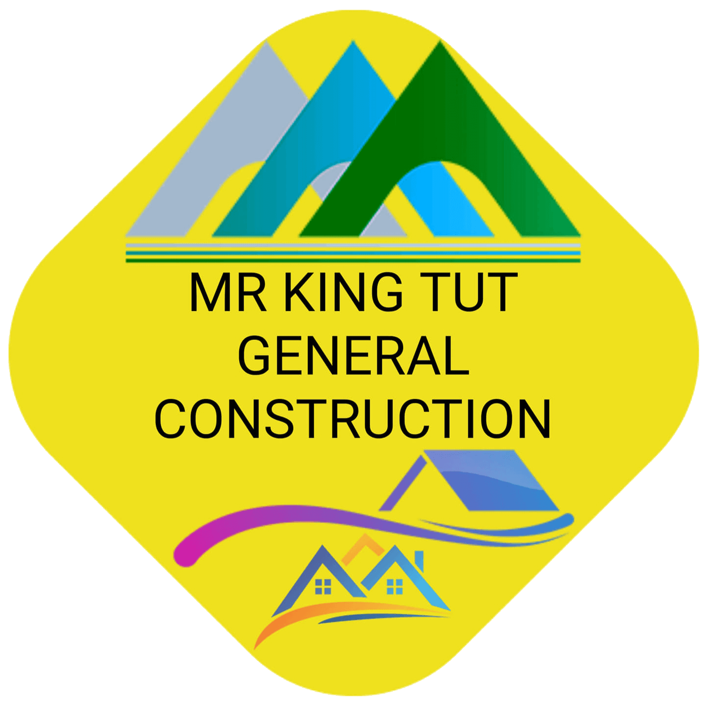 Mr. King Tut General Construction Logo