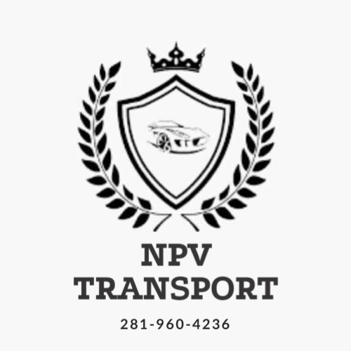 NPV Car Shipping Transport Logo