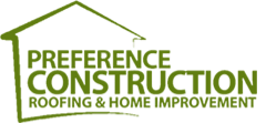 Preference Construction, Roofing and Home Improvement Logo