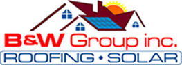 B&W Group Inc. Roofing and Solar Logo