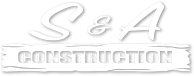 S & A Construction Logo