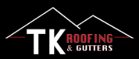 TK Roofing & Gutters Logo